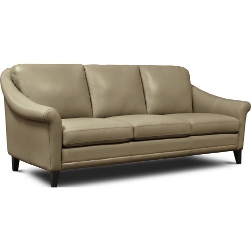 San Paulo Sofa in Beige Top Grain Leather